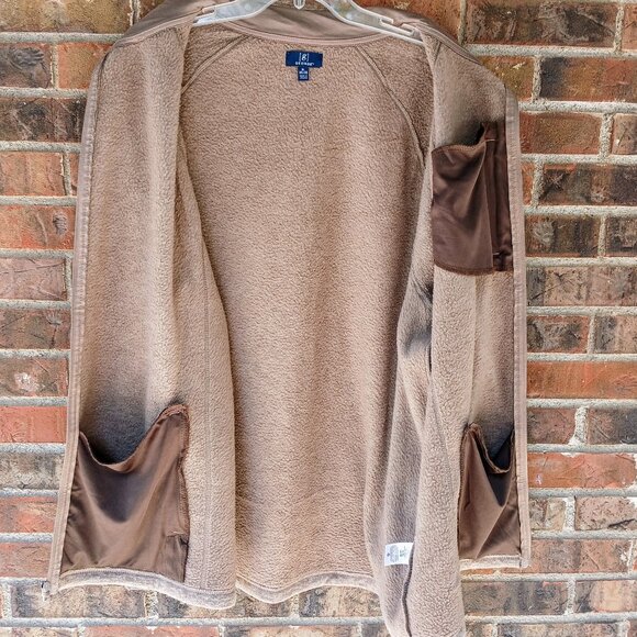 GEORGE brand MEN'S LIGHT BROWN ZIP-UP JACKET - now with DISCOUNTED SHIPPING! - Picture 3 of 6